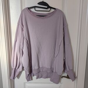 Free People Camden Pullover - Lavender